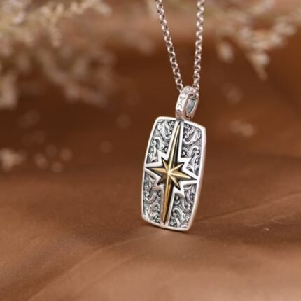 Cross Star Charm Necklace